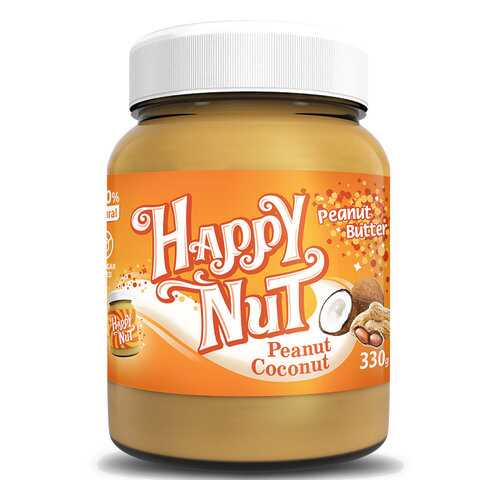 Арахисовая паста HAPPY NUT с кокосом 330 г в Билла