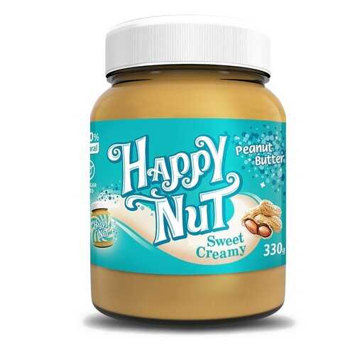 Арахисовая паста Happy Nut Sweet Creamy сладкая в Билла