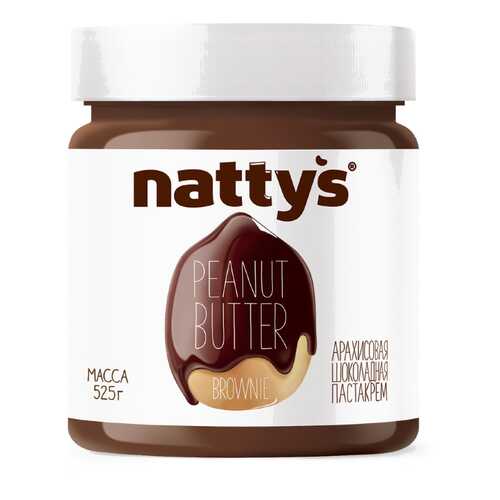 Паста Nattys Brownie арахисовая шоколадная 525 г в Билла