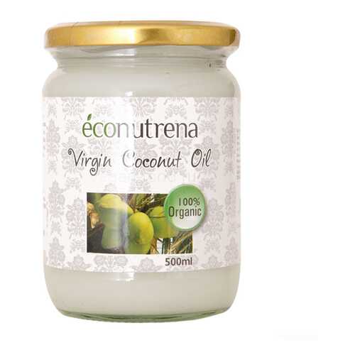 Масло кокосовое Econutrena органическое первого холодного отжима 500 мл в Билла