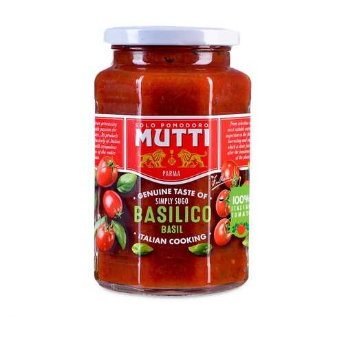 Соус томатный Mutti с базиликом Mutti S.p.A. 400г стекло Италия в Билла
