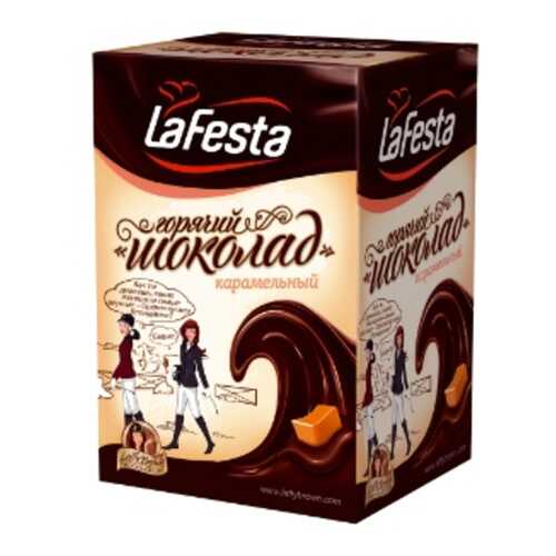 Горячий шоколад La Festa карамель 22 г 10 штук в Билла