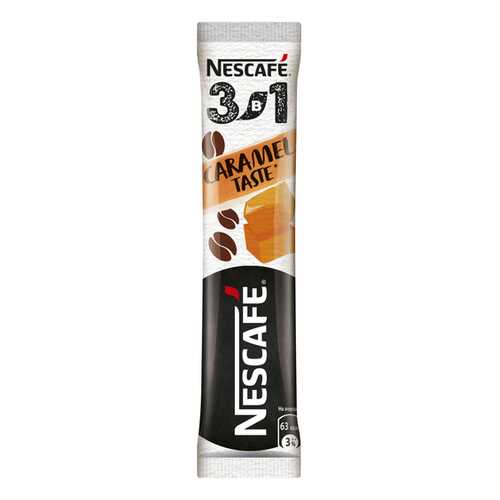 Кофе карамельный NESCAFE 3в1 растворимый порционный, 10 порций по 14.5г в Билла