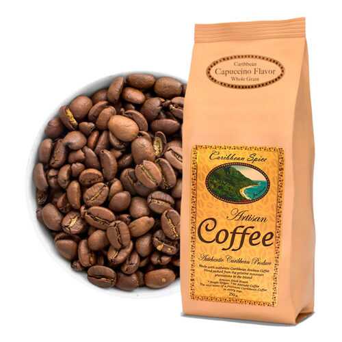 Кофе в зернах Caribbean Spice Artisan Kosher Coffee Cappucino Grain капучино 250 г в Билла