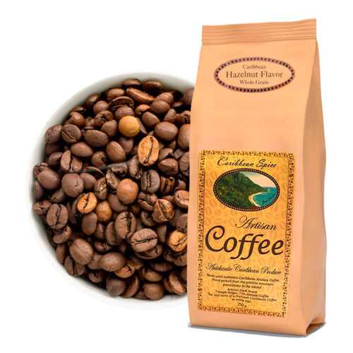 Кофе в зернах Caribbean Spice Artisan Kosher Coffee Hazelnut Grain лесной орех 250 г в Билла