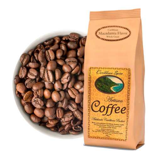 Кофе в зернах Caribbean Spice Artisan Kosher Coffee Macadamia Grain макадамия 250 г в Билла