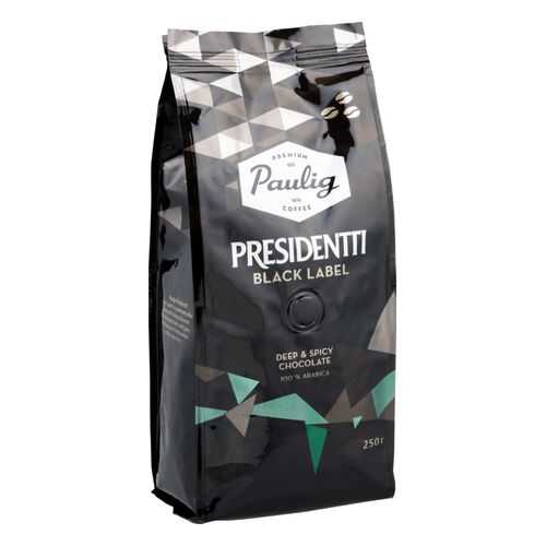 Кофе в зернах Paulig presidentti black label 250 г в Билла