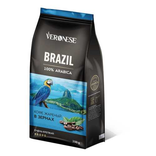 Кофе в зернах Veronese Brazil 200 г в Билла