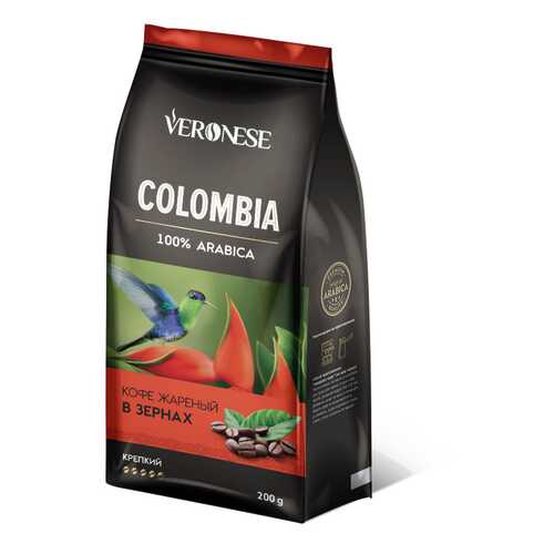 Кофе в зернах Veronese Colombia 200 г в Билла