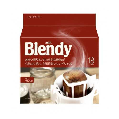 Кофе японский AGF Blendy Mokka дрип-пакеты 7 г*18 штук в Билла