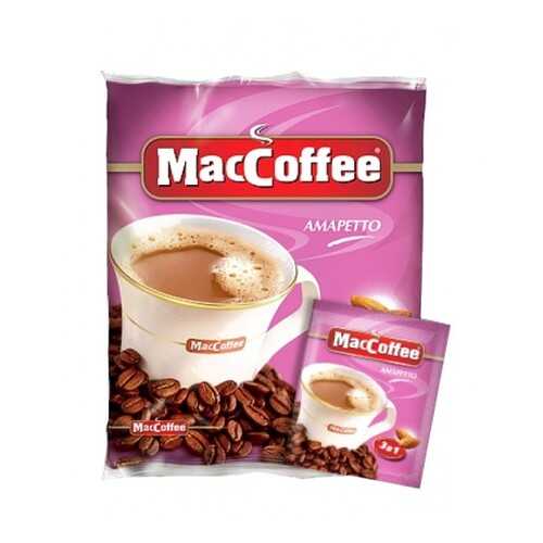 Кофейный напиток растворимый MacCoffee амаретто 3в1 25 г 18 штук в Билла