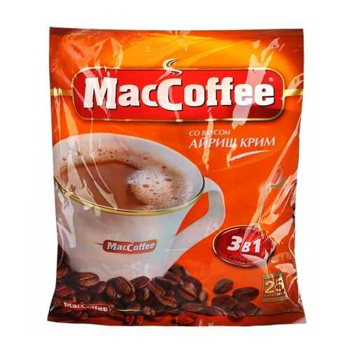 Кофейный напиток растворимый MacCoffee айриш крим 3в1 25 г 18 штук в Билла