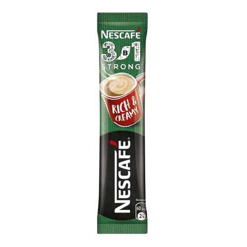 Крепкий кофе NESCAFE 3в1 растворимый порционный, 10 порций по 14.5г в Билла