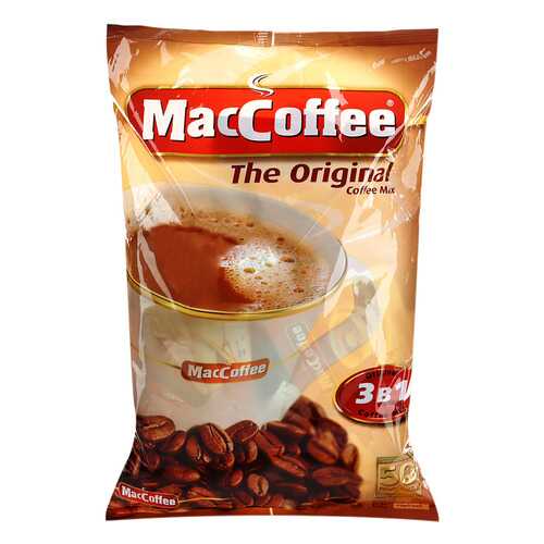 Напиток MacCoffe кофейный original 3в1 растворимый 20 г 50 пакетиков в Билла