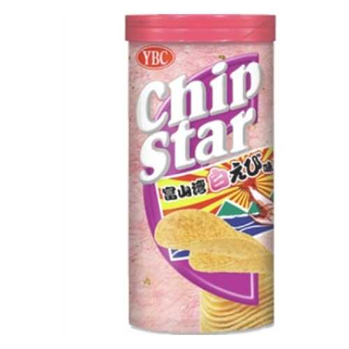 ЧЧИПСЫ Chip Star Картофельные чипсы со вкусом СЛИВОЧНОЙ КРЕВЕТКИ 50г, туба,Япония в Билла