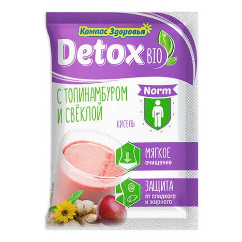 Кисель detox bio Norm С топинамбуром и свеклой Компас здоровья 25 г в Билла