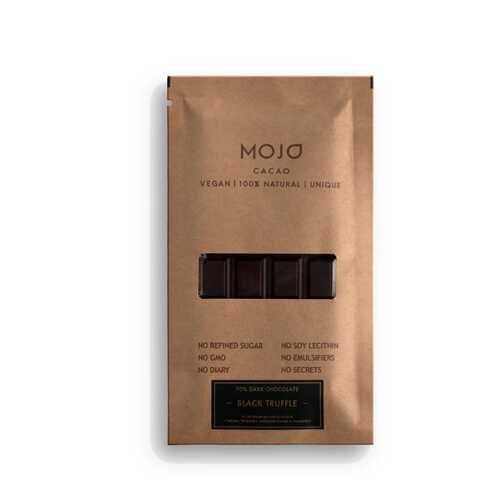 Горький шоколад 70% Mojo Cacao с черным трюфелем морской солью и тимьяном black truffle в Билла