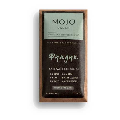 Горький шоколад 72% Mojo Cacao с шоколадно-ореховой пастой со вкусом фундук в Билла