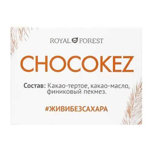 Шоколад Royal Forest Chocokez на финиковом пекмезе 30г в Билла