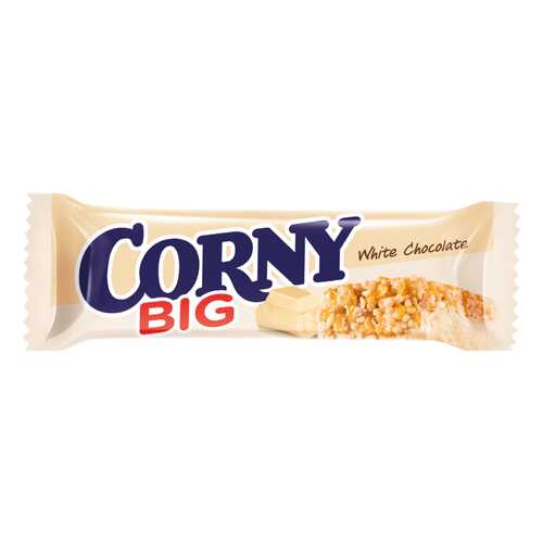Corny BIG Злаковая полоска с белым шоколадом 24 штуки по 40г в Билла