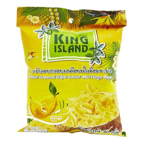 Кокосовые чипсы King Island с манго 40 г в Билла