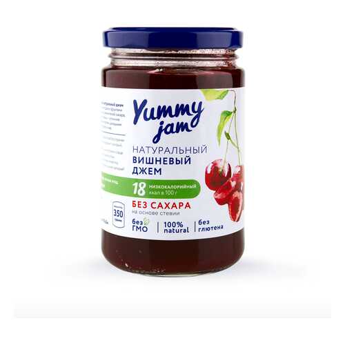 Джем Yummy jam вишневый без сахара 350 г в Билла