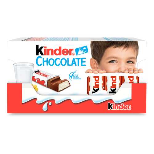 Шоколад Молочный Kinder Chocolate 100 г в Билла