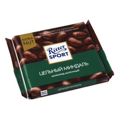 Шоколад молочный Ritter Sport extra nut цельный миндаль 100 г в Билла