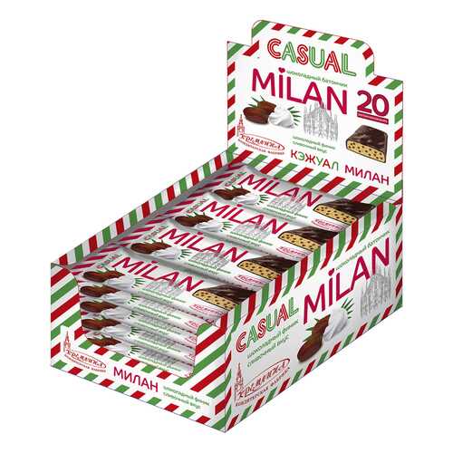 Шоколадный батончик Кремлина кэжуал Милан 20 штук в Билла