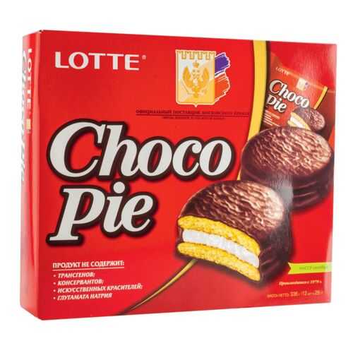 Пирожное choco pie Lotte 336 г в Билла