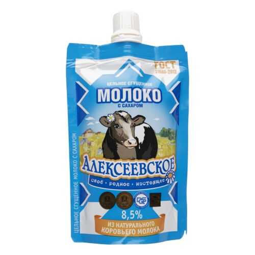 Молоко сгущенное Алексеевское 8.5% с сахаром 100 г в Билла