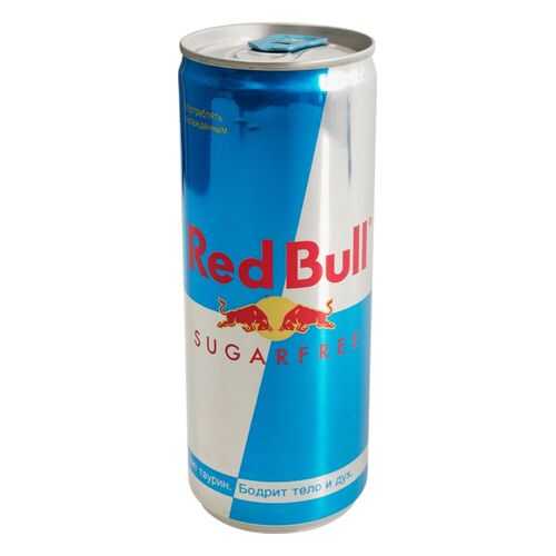 Напиток энергетический Red Bull без сахара жестяная банка 0.25 л в Билла
