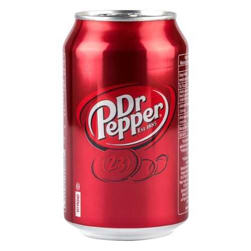 Напиток безалкогольный Dr.Pepper сильногазированный жестяная банка 0.33 л в Билла