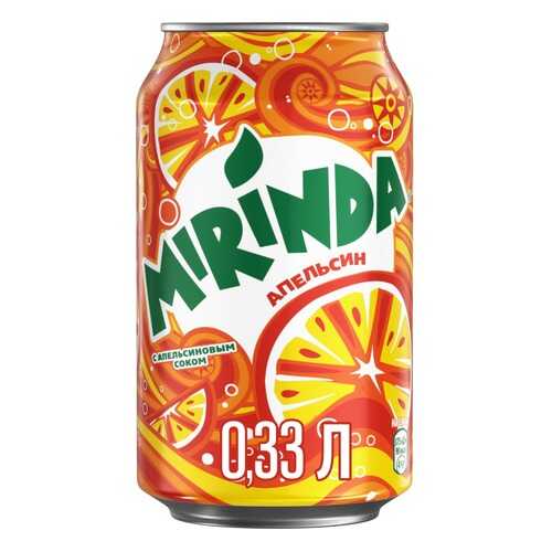 Напиток Mirinda апельсин жестяная банка 0.33 л в Билла